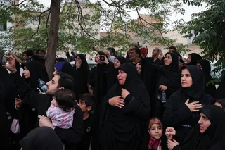 مراسم تشییع پیکر رئیس جمهور شهید و همراهان در شهر قم