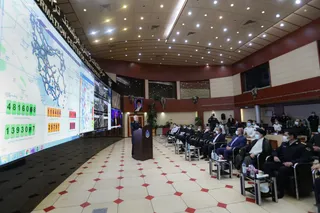 تصاویر بازدید از مرکز اطلاعات و کنترل هوشمند ترافیک پلیس راهنمایی و رانندگی
