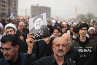 مراسم تشییع پیکر رئیس جمهور شهید و همراهان در شهر قم
