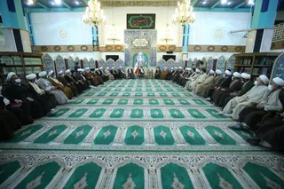تصاویر دیدار با جمعی از علما و روحانیون