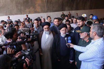 تصاویر افتتاح پروژه ملی محور ترانزیتی «پاتاوه - دهدشت»