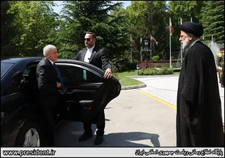 تصاویر استقبال رسمی آیت‌الله رئیسی از رئیس جمهور عراق