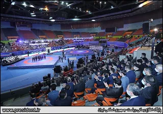 تصاویر آئین اهدای بازوبند پهلوانی سال ۱۴۰۰