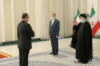 تصاویر تبریک سالروز پیروزی انقلاب اسلامی از سوی سفرا و رؤسای سازمان‌های خارجی مقیم تهران به رییس جمهور