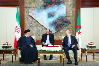 استقبال رسمی عبدالمجید تبون از رئیس جمهور