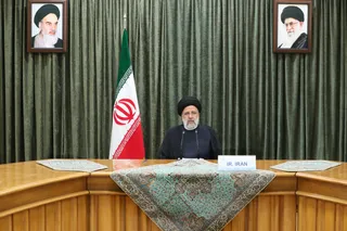 تصاویر سخنرانی ویدئو کنفرانسی در اجلاس سران بریکس پلاس