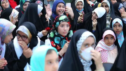 تصاویر جشن میلاد حضرت معصومه (س) و روز دختر