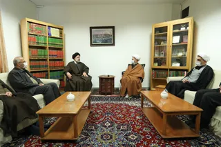 تصاویر دیدار با آیت الله العظمی سبحانی