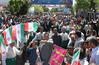 استقبال و اجتماع باشکوه مردم سمنان