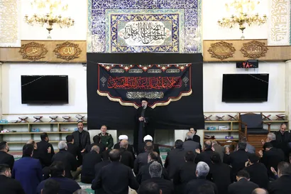 تصاویر برگزاری مراسم سوگواری شهادت امام حسین (ع) در نهاد ریاست جمهوری