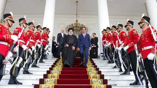 تصاویر ورود رئیس جمهور به جاکارتا