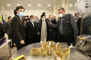 تصاویر  بازدید از پایانه صادرات محصولات کشاورزی روماک