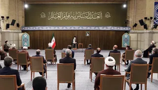 تصاویر دیدار رئیس و مسئولان قوه قضاییه با رهبر معظم انقلاب اسلامی