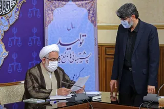 حضور حجت‌الاسلام والمسلمین رئیسی در شورای عالی قضائی