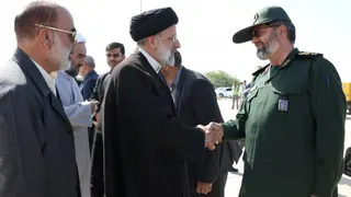تصاویر  ورود رئیس جمهور به استان سیستان و بلوچستان