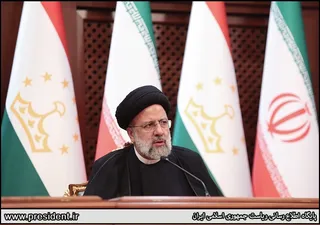 نشست خبری مشترک روسای جمهور ایران و تاجیکستان