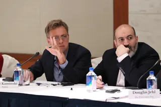 تصاویر نشست با مدیران ارشد رسانه های آمریکایی