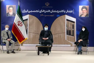 تصاویر دیدار با هنرمندان هنرهای تجسمی ایران