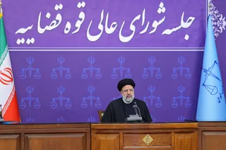 حضور حجت‌الاسلام والمسلمین رئیسی در شورای عالی قضائی