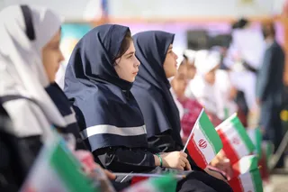 تصاویر حضور در مراسم بازگشایی مدارس