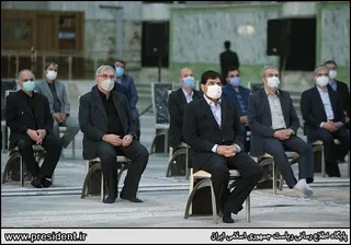 تصاویرمراسم تجدید میثاق اعضای هیات دولت با آرمانهای امام خمینی (ره)