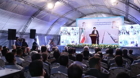 تصاویر آئین بهره‌برداری از پروژه‌های آب، برق و فاضلاب استان کرمان