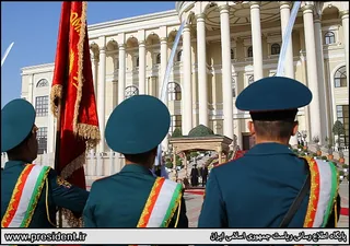 تصاویر استقبال رسمی امامعلی رحمان از آیت الله رئیسی