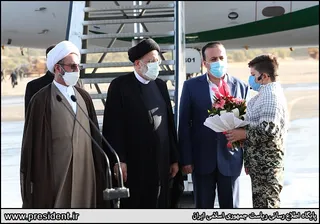 تصاویر ورود آیت الله رئیسی به استان ایلام
