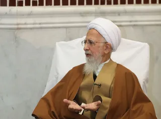 گزارش تصویری دیدار آیت الله رئیسی با آیت الله العظمی جوادی آملی