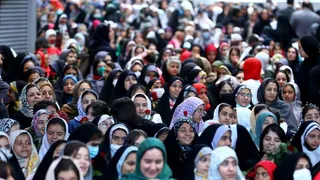 تصاویر جشن میلاد حضرت معصومه (س) و روز دختر