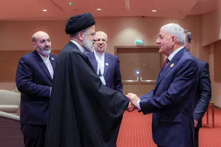 دیدار روسای جمهور ایران و عراق