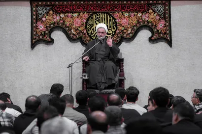 مراسم گرامیداشت رئیس جمهور شهید و همراهان در مسجد ارگ