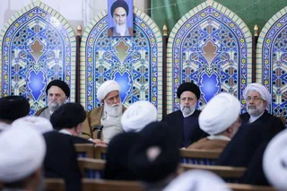 نشست با جمعی از علما و روحانیون