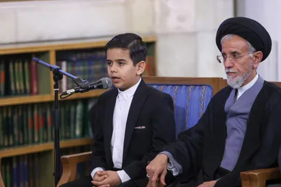 نشست رمضانی با جمعی از خیرین
