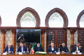 نشست مشترک هیئت های عالیرتبه ایران و الجزایر