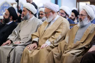 نشست با جمعی از علما و روحانیون