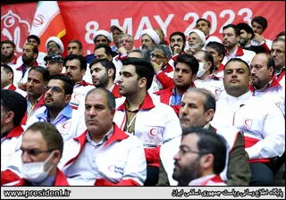تصاویر مراسم گرامیداشت روز جهانی هلال احمر