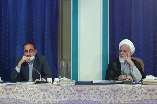 تصاویر جلسه شورای عالی انقلاب فرهنگی
