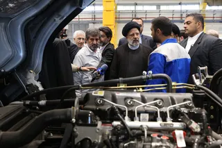 تصاویر بازدید از کارخانه تراکتور سازی تبریز