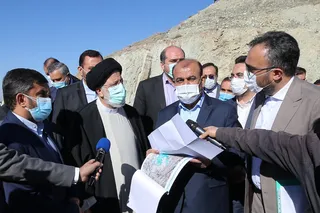 تصاویر بازدید رئیس جمهور از پروژه مسکن مهر پردیس