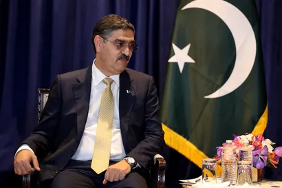 تصاویر دیدار نخست وزیر پاکستان با رئیس جمهور