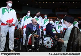 تصاویر آئین اهدای بازوبند پهلوانی سال ۱۴۰۰