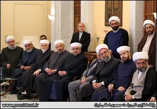 تصاویر دیدار با جمعی از علمای بلاد شام