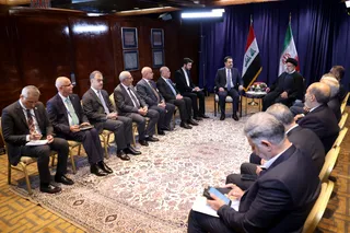 تصاویر دیدار نخست وزیر عراق با رئیس جمهور