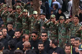 مراسم تشییع پیکر رئیس جمهور شهید و همراهان در بیرجند