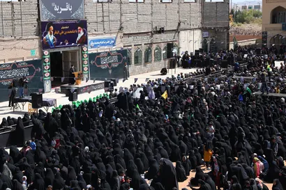 تصاویر سخنرانی در جمع عزاداران اربعین حسینی در بیرجند