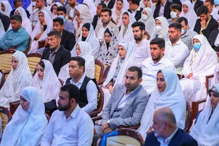 تصاویر مراسم جشن ازدواج ۳۱۳ زوج بوشهری