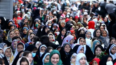 تصاویر جشن میلاد حضرت معصومه (س) و روز دختر