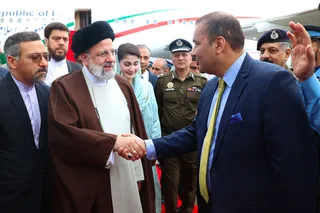 ورود رئیس جمهور به شهر لاهور