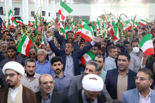 تصاویر سخنرانی در اجتماع پرشور مردم اندیمشک